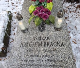 Joachim Bracka (ur. 9 stycznia 1916 r. w Więcborku, zm. 17 czerwca 1947 r. tamże) Joachim Bracka (ur. 9 stycznia 1916 r. w Więcborku, zm. 17 czerwca 1947 r. tamże)