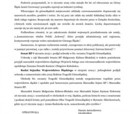 Projekt Uchwały Senatu RP upamiętniającej ofiary deportacji z 1945 roku Projekt Uchwały Senatu RP upamiętniającej ofiary deportacji z 1945 roku